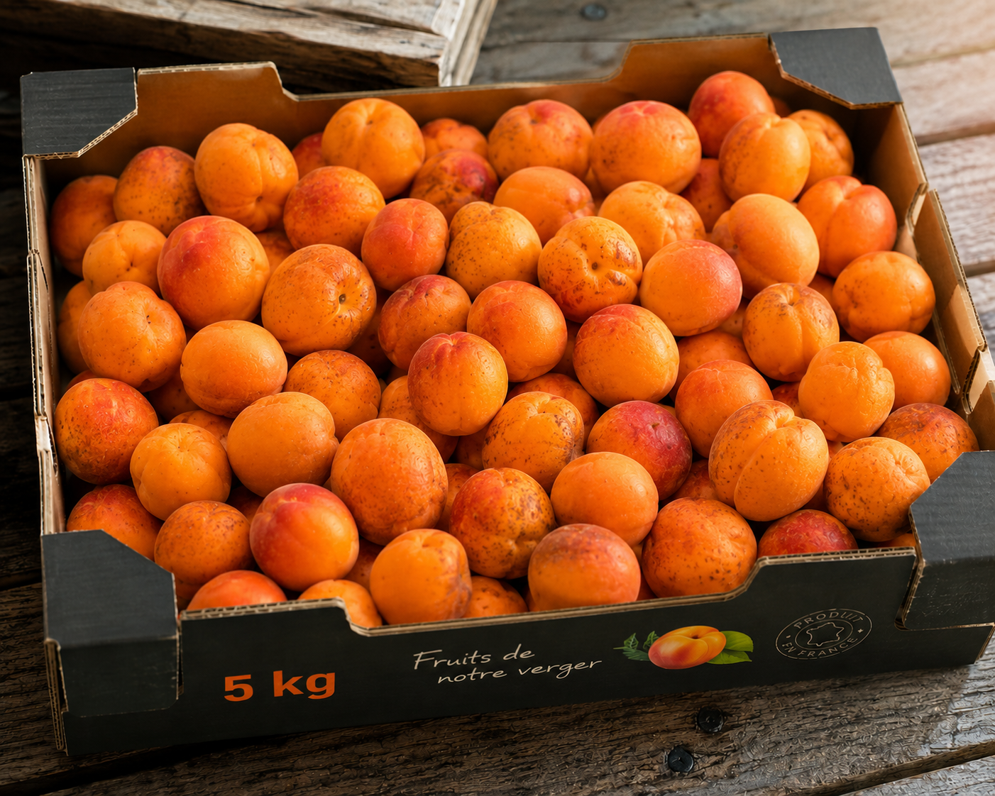 Caisse d'abricot 5kg confiture