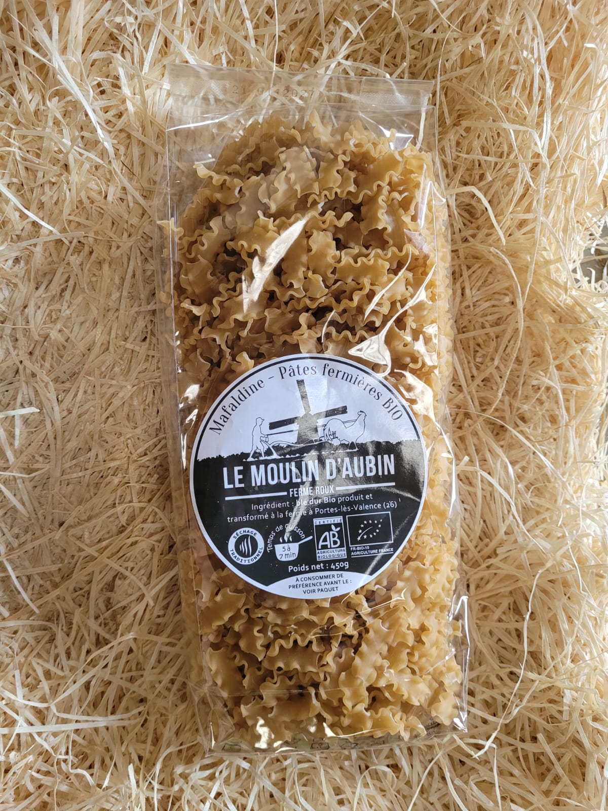 Pâte Rigatoni Bio (450g)