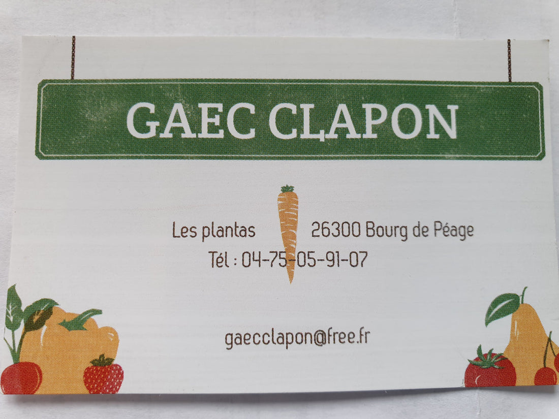 🌿 GAEC Clapon — Fruits, Légumes & Œufs du Terroir Drômois